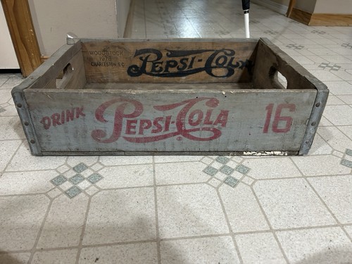 Vintage pepsi crate cola - vintage,