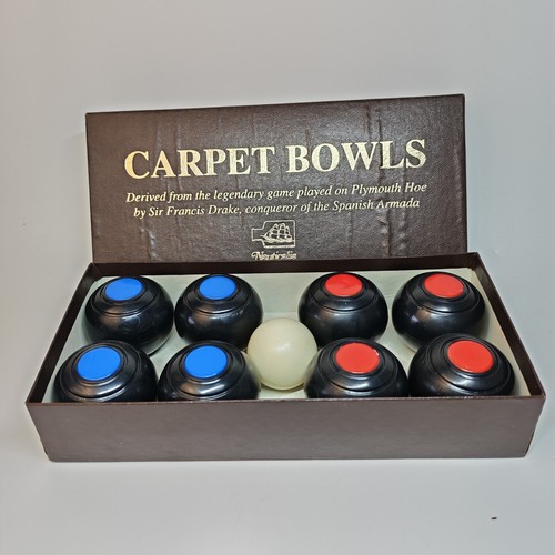 Indoor carpet bowls set boxed - indoor,