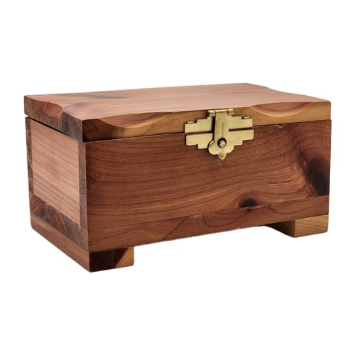 Miniature wooden cedar chest - wooden,