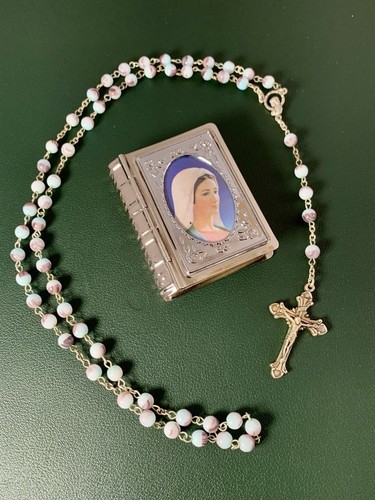 Vintage italian rosary beads - italian, &