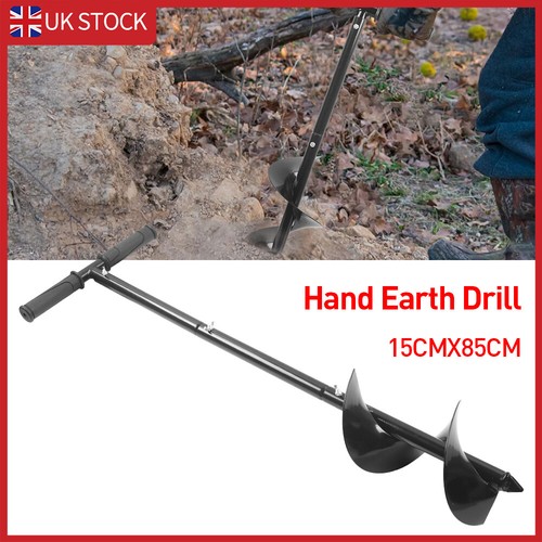 Manual hand earth auger - manual, fence