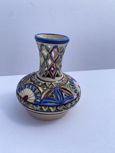 Hand painted moroccan ceramic - moroccan,