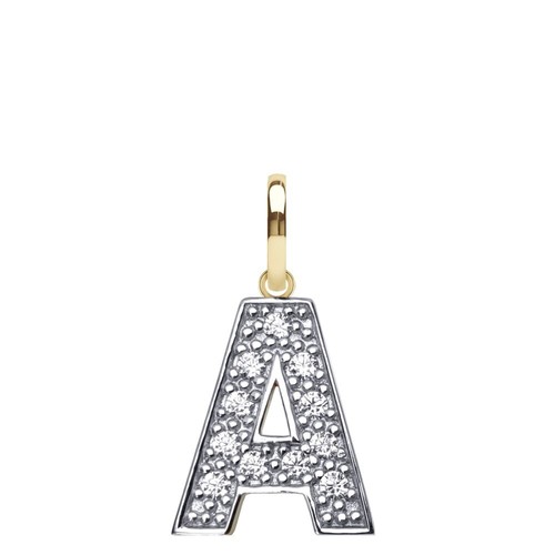 9ct gold initial - initial, pendant
