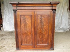 Georgian flame mahogany 2 door