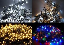 Christmas LED Lights Cluster Strings Multifunction Xmas Tree Home Festive Decor