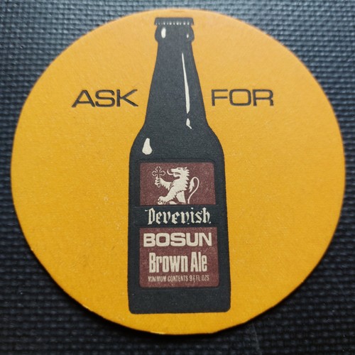 Devenish beer mat cat - devenish, no