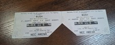 Rush R30 tour Ticket Stubs X 2