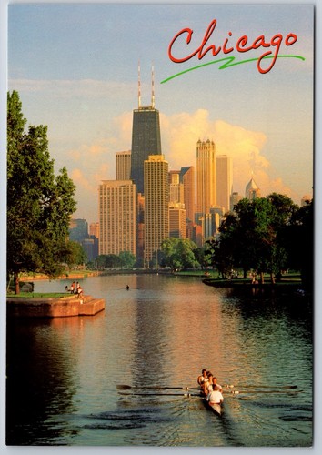 Postcard chicago skyline - postcard,