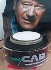   Shop display Vintage  .Slow Revolving Turntable. Camcorder Display Shop Item