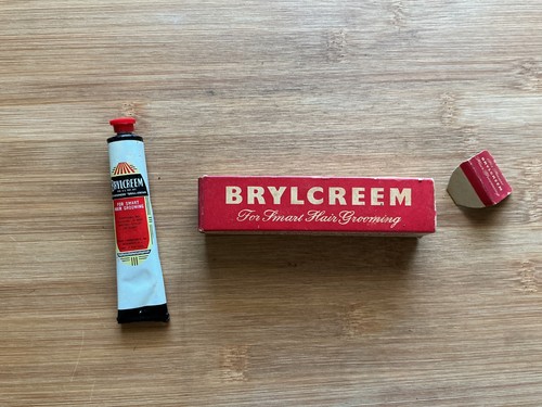 Vintage brylcreem 5oz tube - vintage,