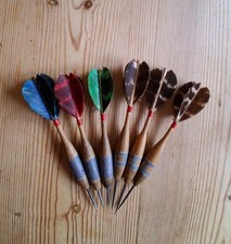 Vintage Wooden Darts/ Two Sets