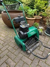 Qualcast 14S Petrol Mower with Scarifier Cassette, good working condition