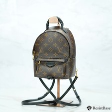 Louis Vuitton Monogram Palm Springs Backpack Mini Brown 2Way Top Handle M41562 A