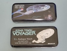1990’s Wesco Star Trek Analogue Watches in presentation tins - Untested
