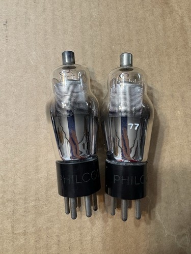 Pair philco vacuum tubes - philco,