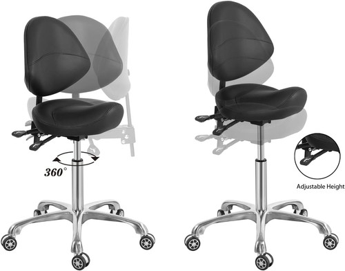 Stool chair with back - with,