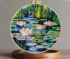 Embroidery Kit - The Lily Pond