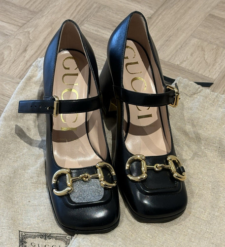 Gucci black leather - gucci, jane