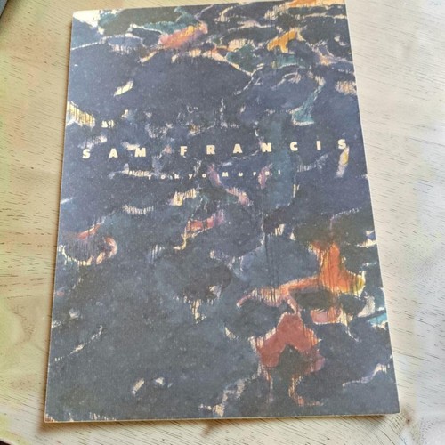 Sam francis catalog exhibition - sam,