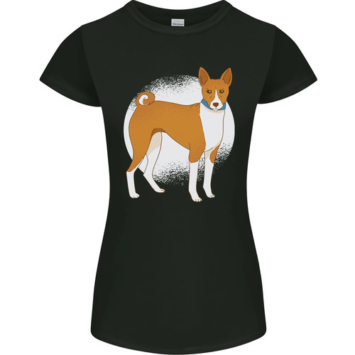 Basenji dog womens petite - a,