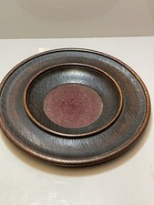 Antique Oak Church Collection Bowl 