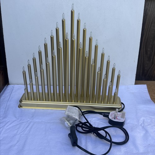 Gold christmas candle bridge - christmas,