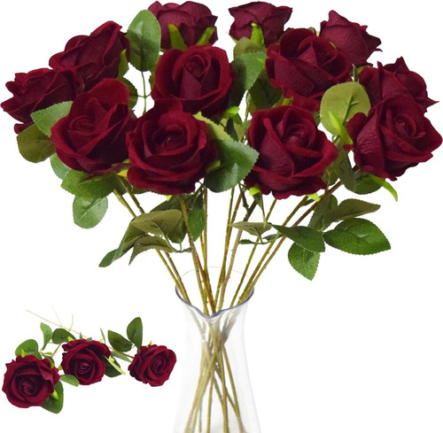 Pcs artificial flowers - 12,