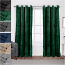Extra Wide Velvet Curtains
