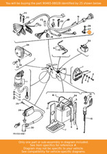 YAMAHA Clamp, 90465-08028 OEM