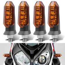 4X Amber Motorcycle LED Turn