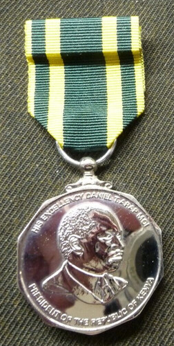 Kenya daniel arap moi medal - kenya,
