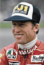 Kenny Roberts SIGNED 12x8  Marlboro Agostini Yamaha Portrait 1983