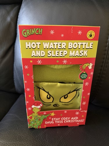 Grinch hot water bottle - water,