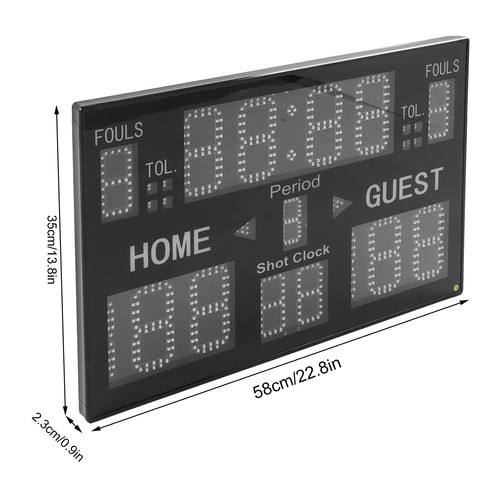 Digit electronic scoreboard - digit,