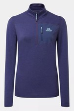 Mountain Equipment Lumiko Zip T in Blue Womens UK size 16 NEW with Tags