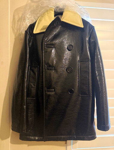Gucci lacquered wool leather - gucci,