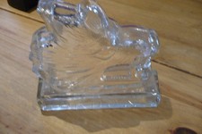 VINTAGE GLASS GORDONS GIN BOAR