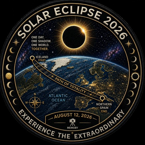 Solar eclipse 2026 - eclipse, path