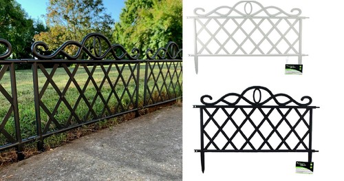 Designer plastic garden border - garden,