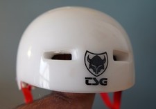 TSG Evolution HELMET - for Boards, Skates, Scooter or Bike - White. USED. VGC