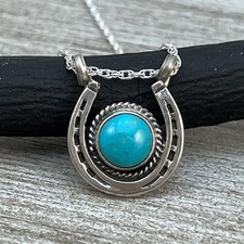 18" Sterling Silver Turquoise
