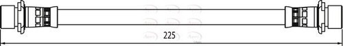 Rear axle left brake - axle,