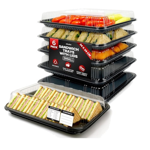Pack food trays with - 6,