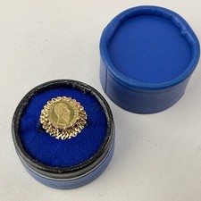 1970s Maximiliano Emperador Peso 9ct Gold Ring Size 7