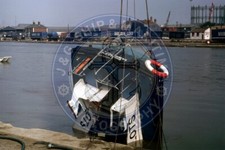 Great Yarmouth PILOT BOAT Being Raised After Sinking - 6x4 (10x15) Photograph