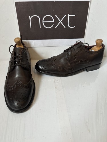 Next brogue leather shoes - leather,