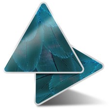 2 x Triangle Stickers  10cm -
