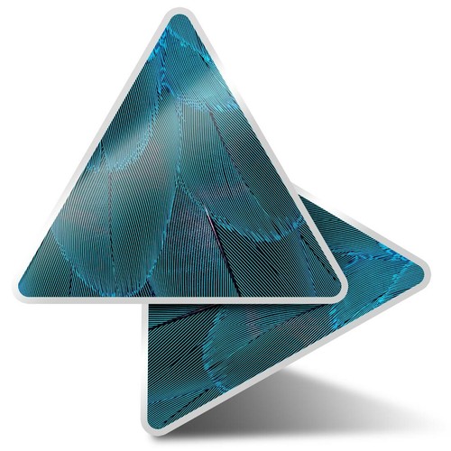 Triangle stickers 10cm - 10cm,