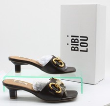 BIBI LOU WOMENS MULE HEELS TIE