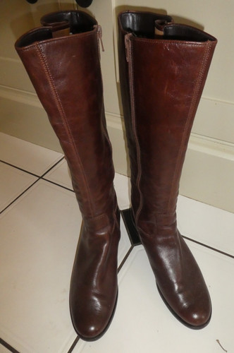 Gabor brown knee high - , leather